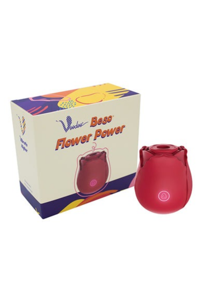 VIBRADOR BESO FLOWER POWER
