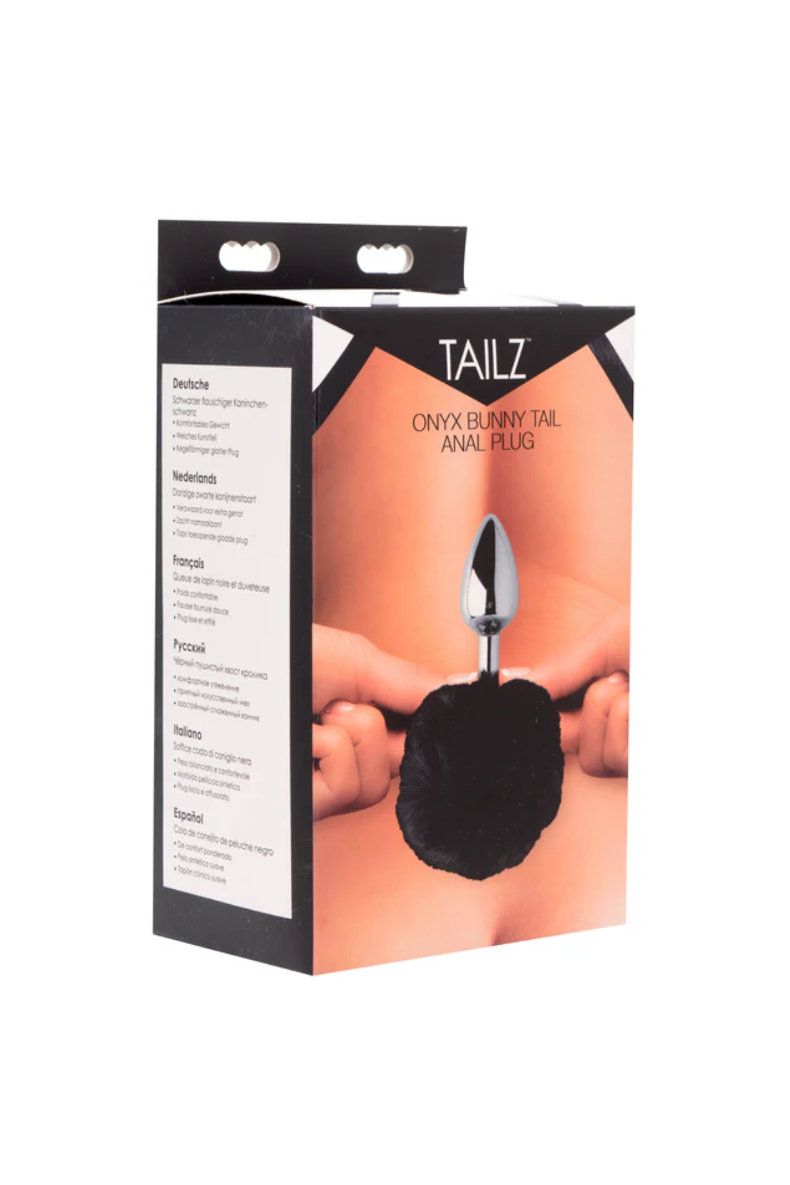 PLUG CON COLA DE CONEJO ONYX