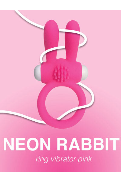 ANILLO VIBRADOR DE CONEJO NEON