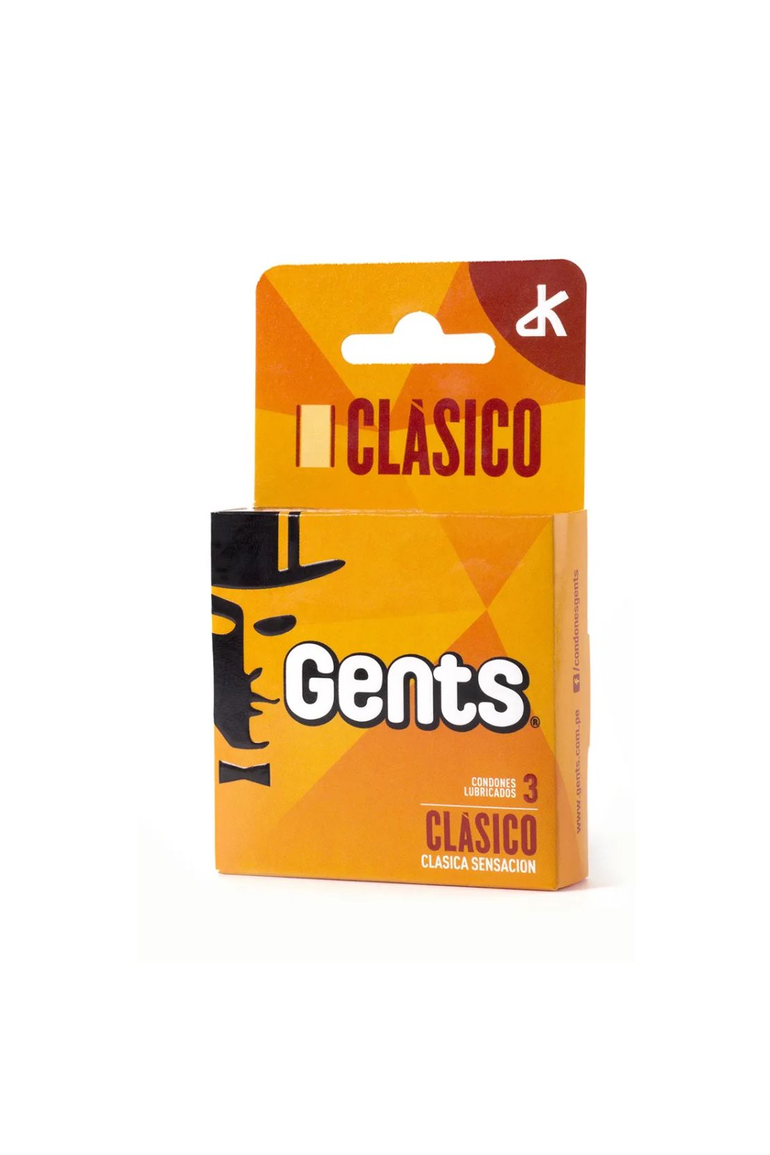 PRESERVATIVO GENTS CLASICO X 3 UNIDADES