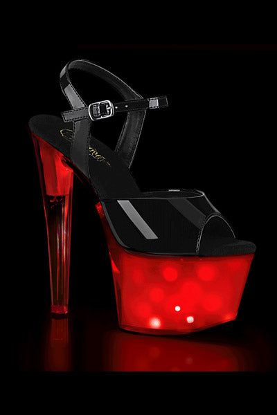 TACONES LED CON CORREA EN EL TOBILLO