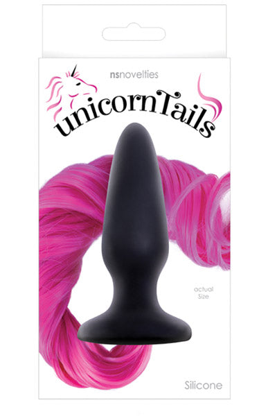 TAPON ANAL COLA DE UNICORNIO-ROSA