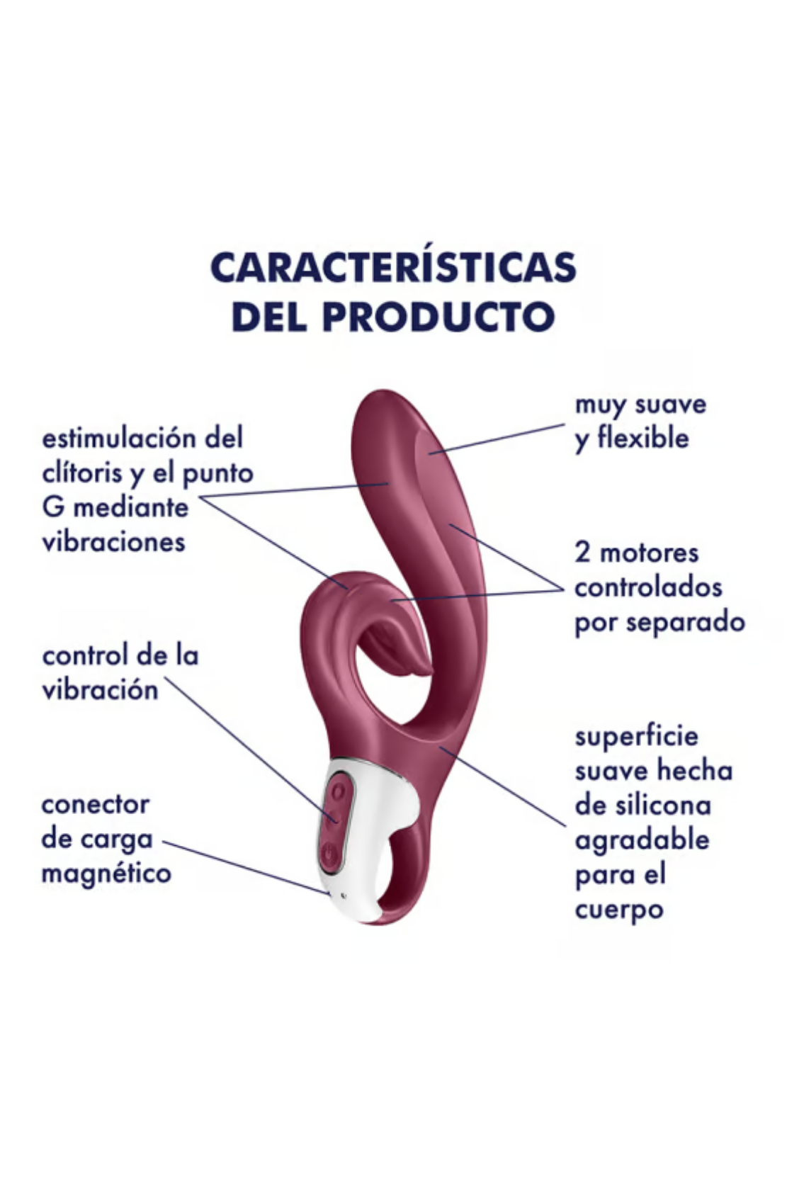 VIBRADOR DE CONEJO LOVE ME
