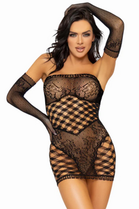 MINIVESTIDO CON MANGAS
