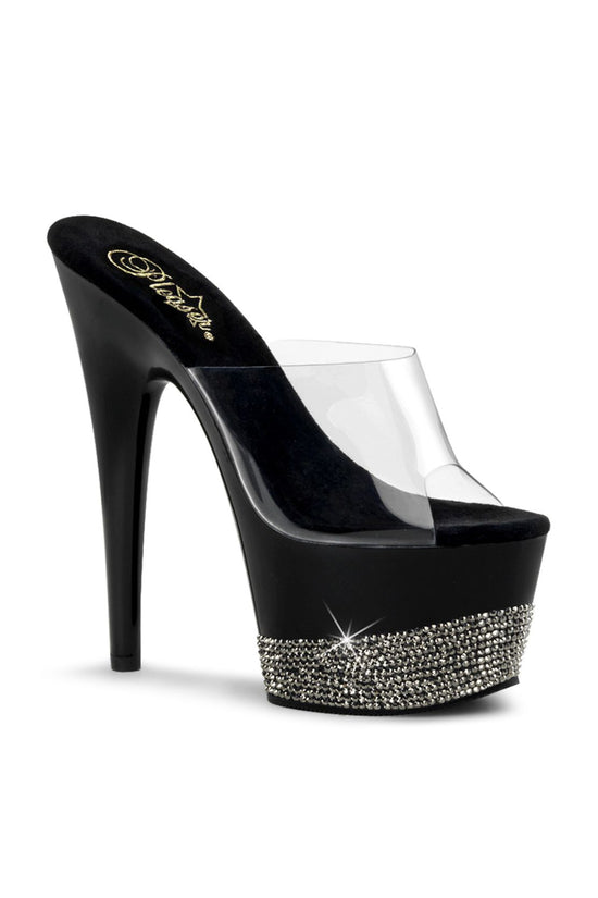 TACONES PLATAFORMA DE STRASS DE 18 CM