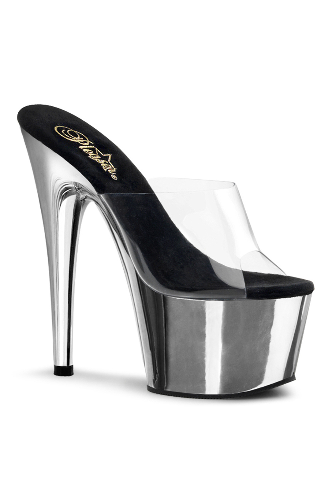 TACONES DESLIZABLES CROMADOS DE 18 CM