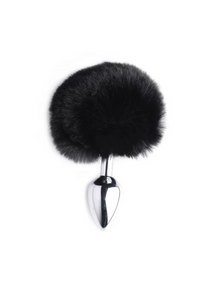 PLUG CON COLA DE CONEJO ONYX