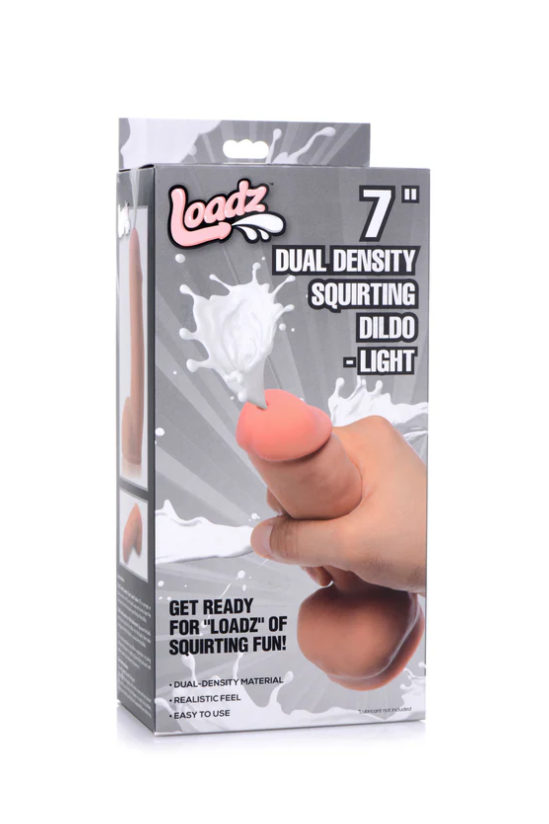 DILDO CON BOLAS EYACULADOR 7"