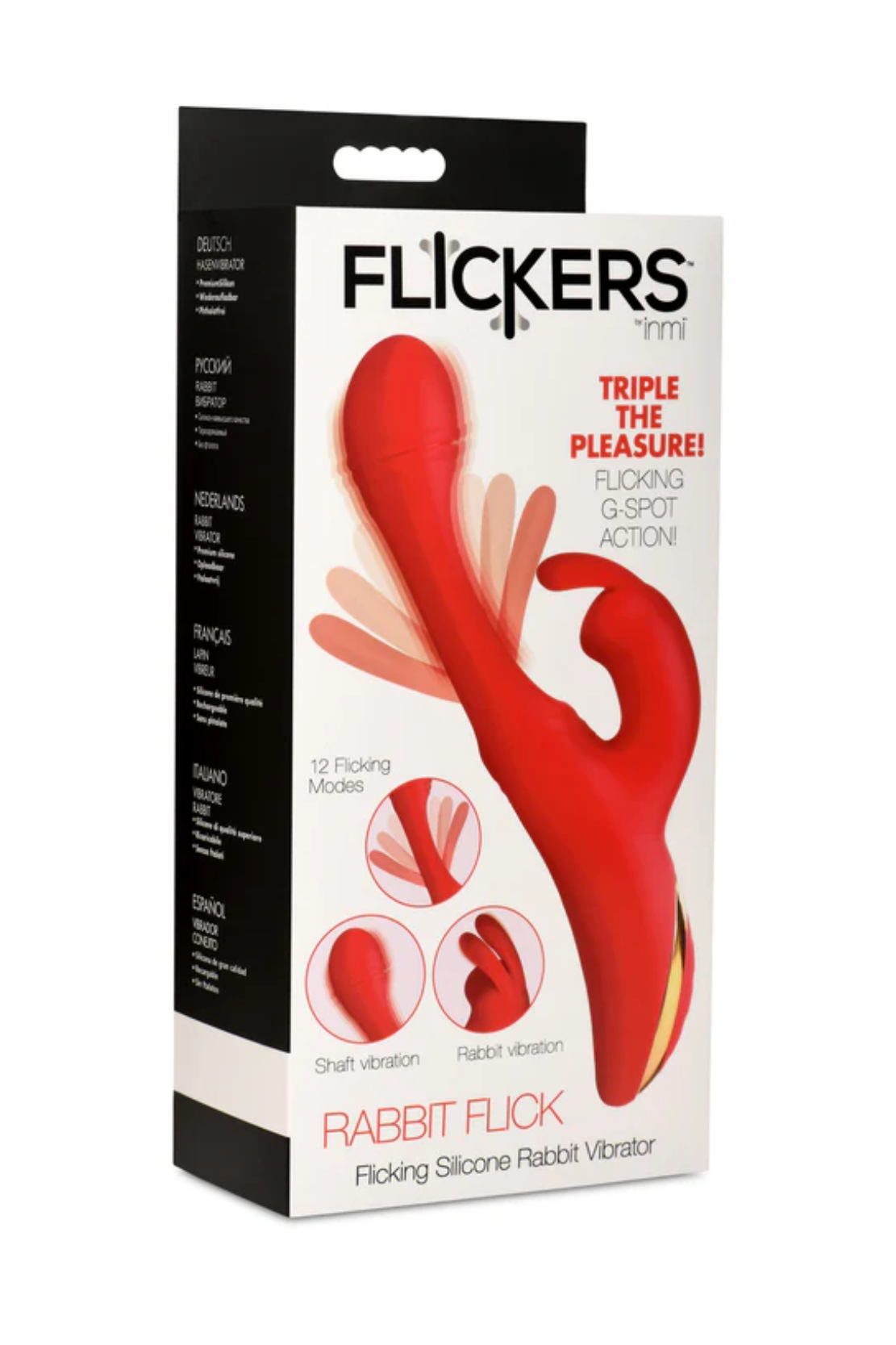 VIBRADOR DE CONEJO FLICK FLICKING