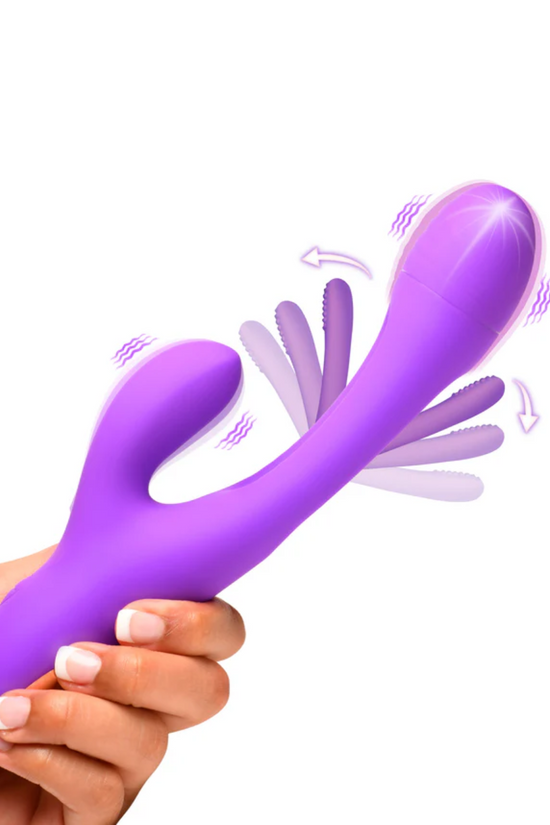 VIBRADOR DE CONEJO TRI-FLICK FLICKING