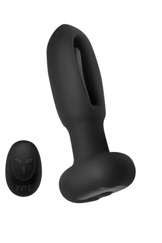 TAPÓN ANAL VIBRADOR CON MOVIMIENTO BUM FLICK Y CONTROL REMOTO