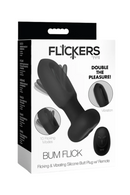 TAPÓN ANAL VIBRADOR CON MOVIMIENTO BUM FLICK Y CONTROL REMOTO