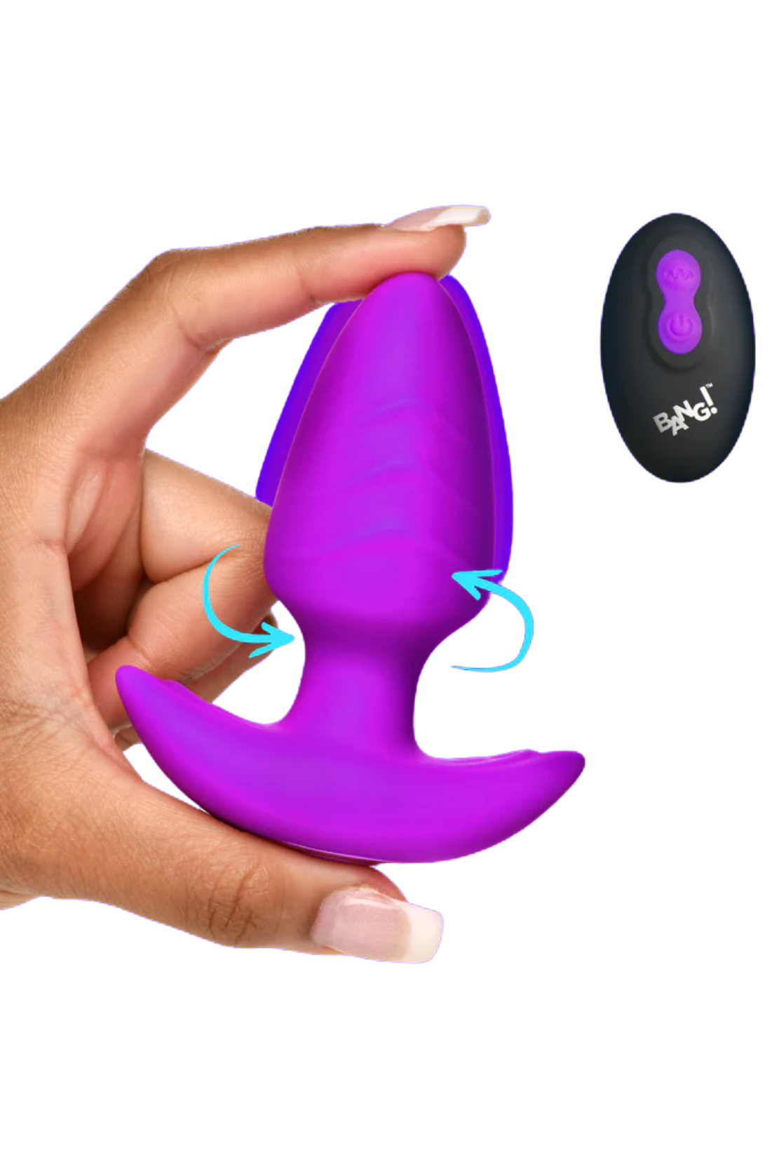 TAPÓN ANAL GIRATORIO Y VIBRATORIO CON CONTROL REMOTO