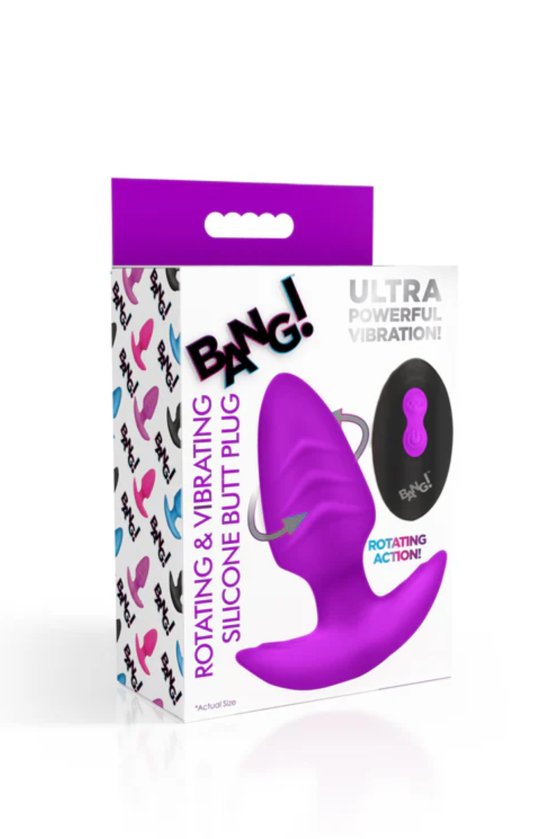 TAPÓN ANAL GIRATORIO Y VIBRATORIO CON CONTROL REMOTO