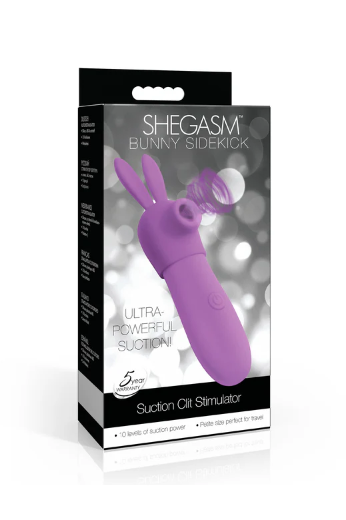 ESTIMULADOR DE CLÍTORIS CON SUCCIÓN BUNNY SIDEKICK