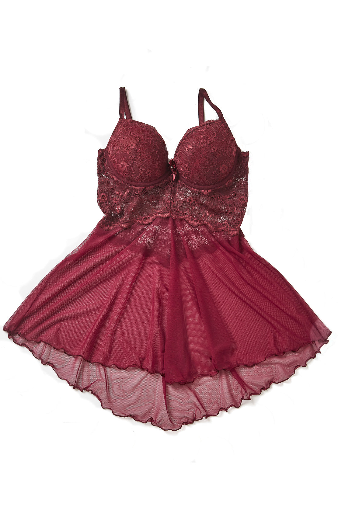 BABYDOLL SWEET BOMBON ROJO – Bombon Rojo - Lenceria y disfraces sexys