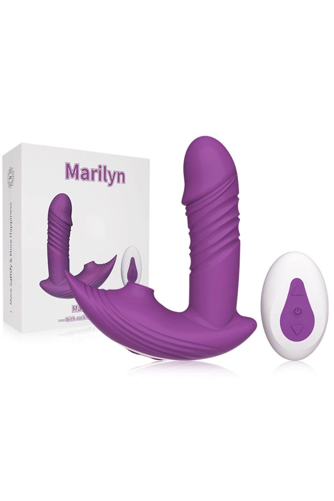 VIBRADOR SUCCIONADOR INVISBLE WEAR + CONTROL REMOTO