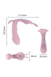 VIBRADOR DE PANTY BUNNY + CONTROL REMOTO