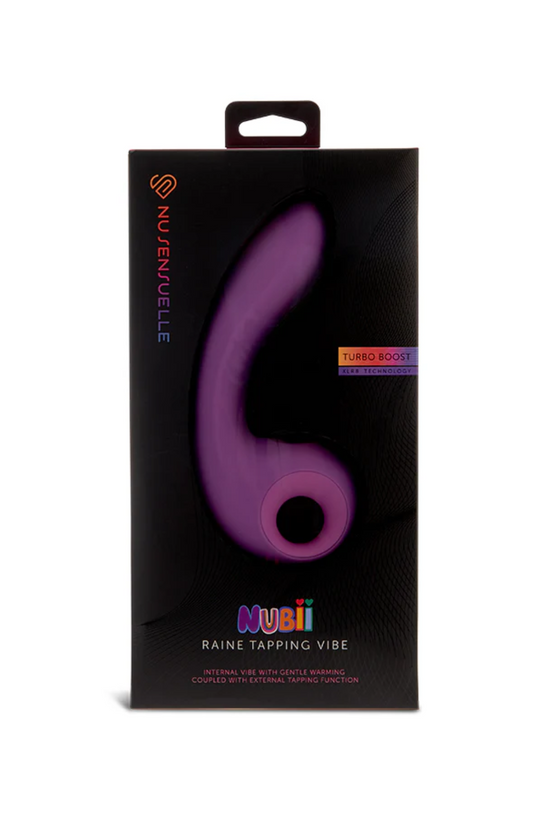 VIBRADOR CON CALENTAMIENTO NUBII RAINE TAPPING