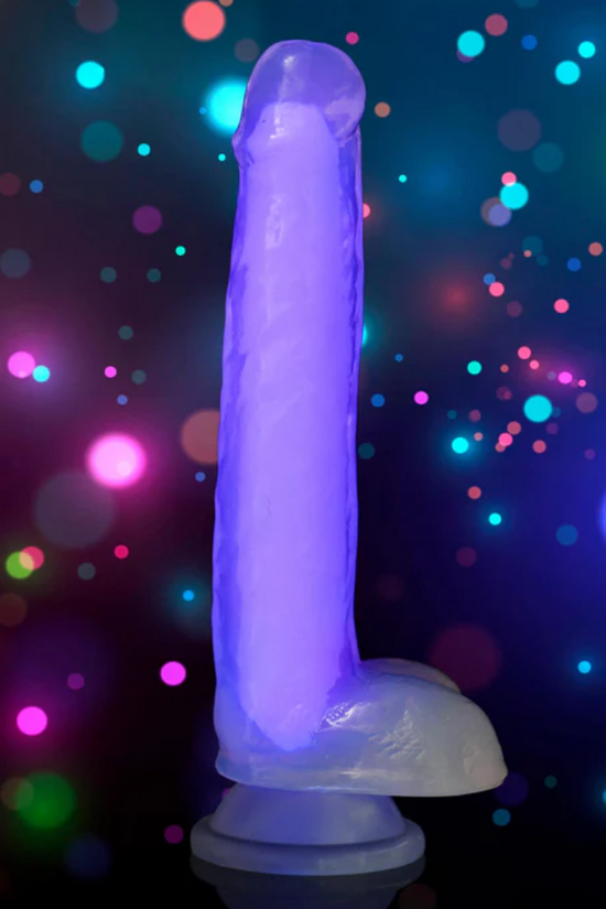 DILDO DE SILICONA LUMINOSO 7" LOLLICOCK