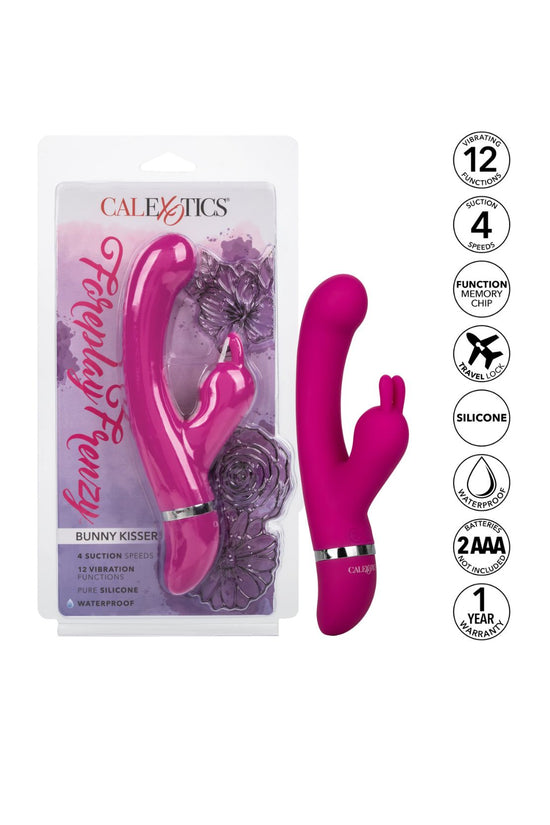 VIBRADOR Y SUCCIONADOR BUNNY KISSER