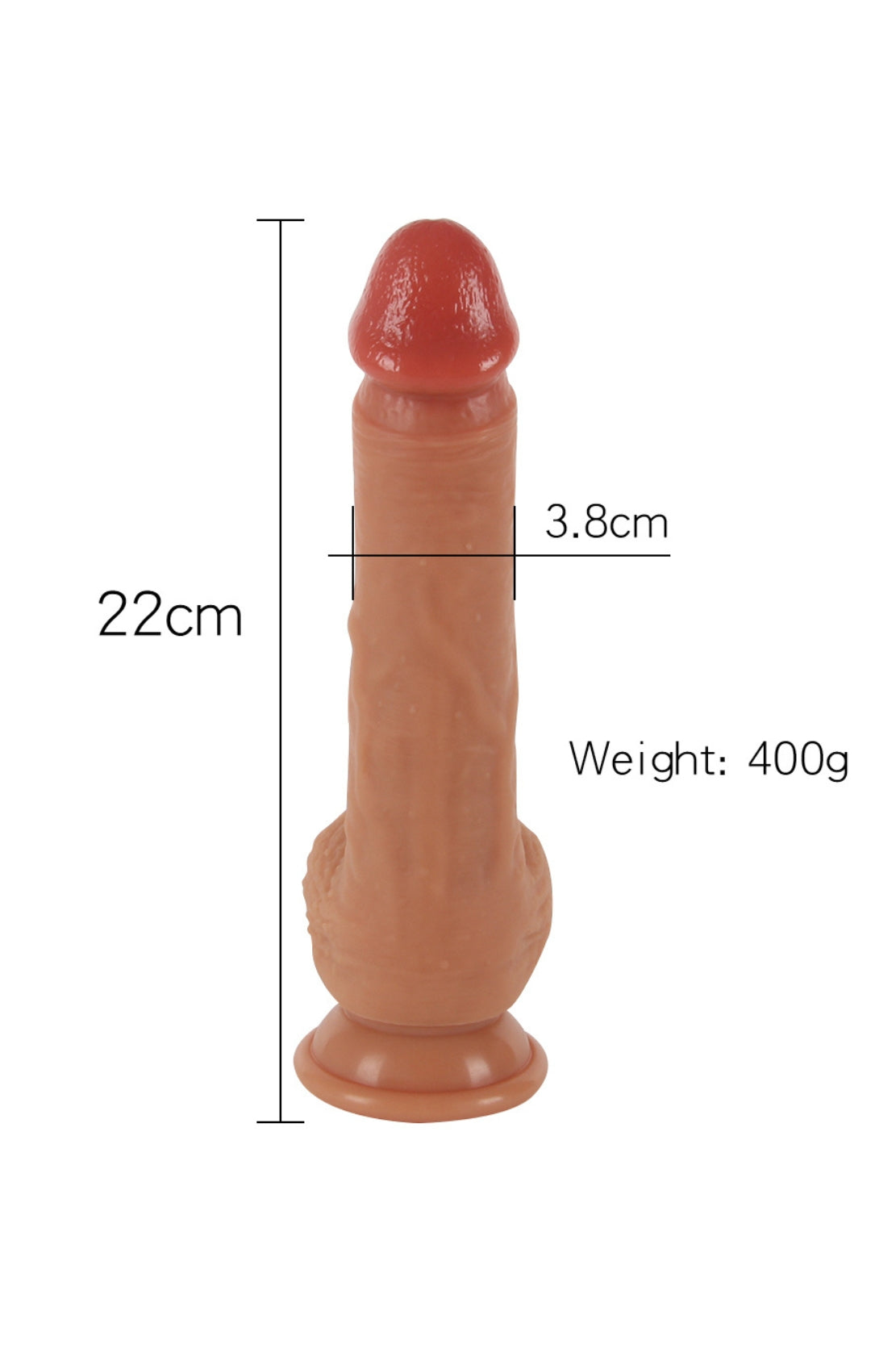 DILDO VIBRADOR DE EMPUJE + CONTROL REMOTO