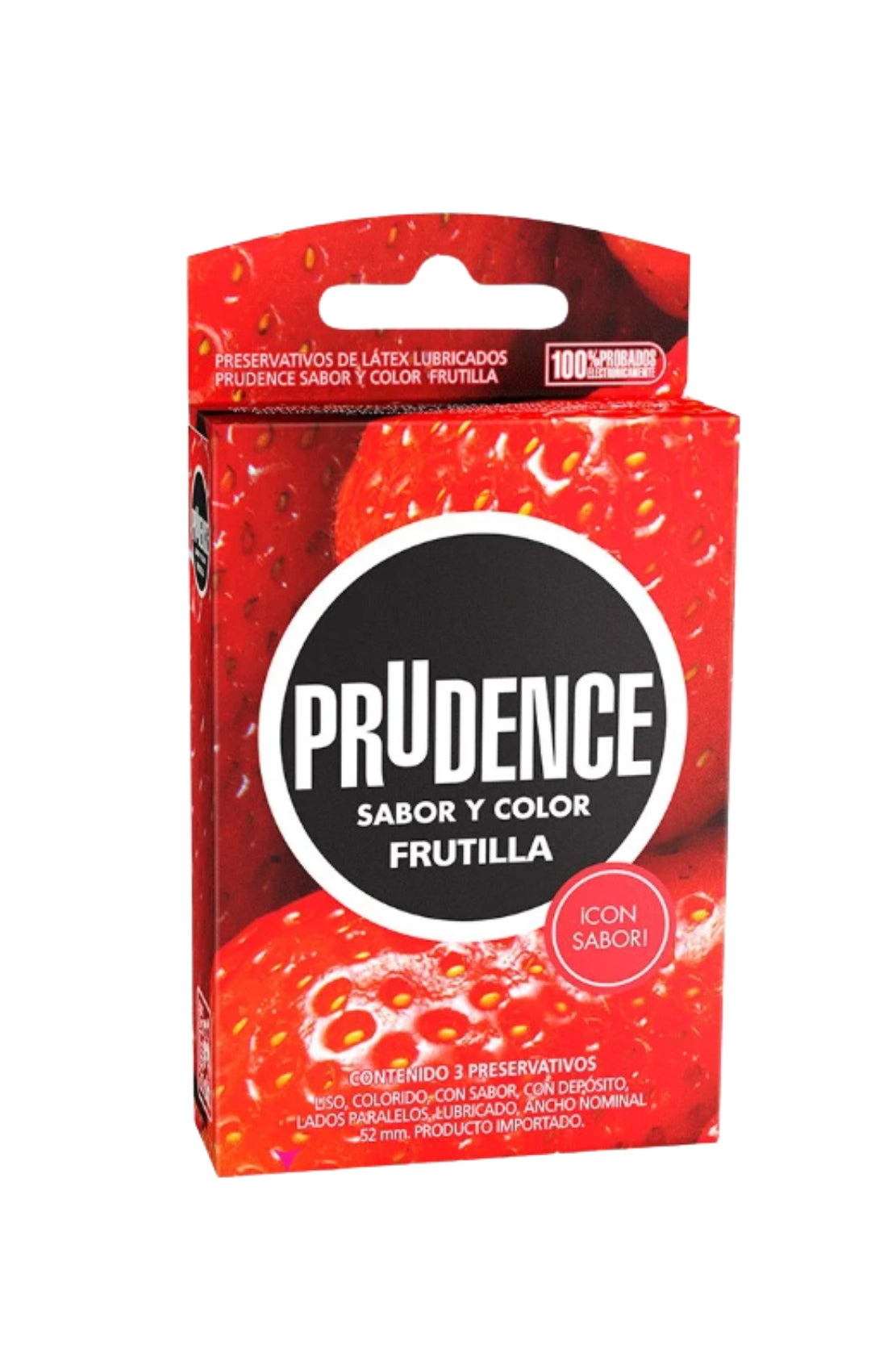 PRESERVATIVO PRUDENCE FRUTILLA X 3UND