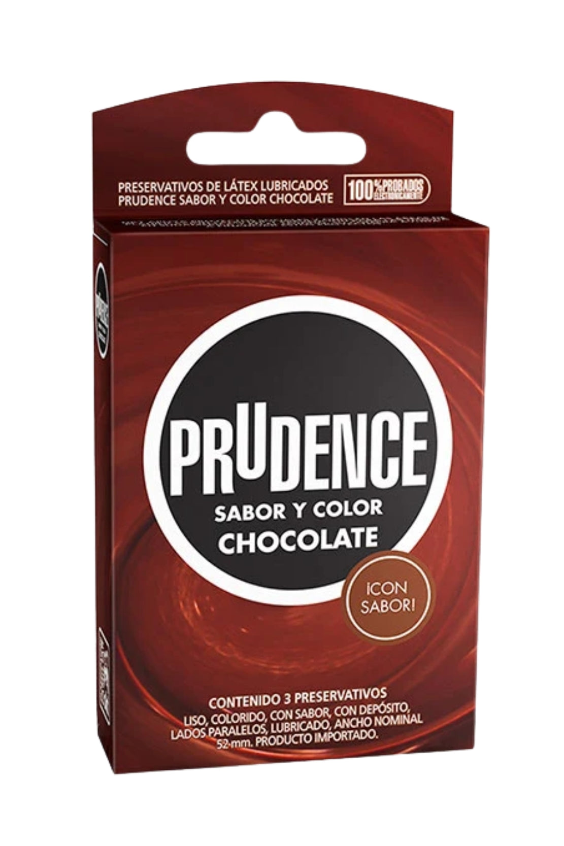 PRESERVATIVO PRUDENCE CHOCOLATE X 3 UND