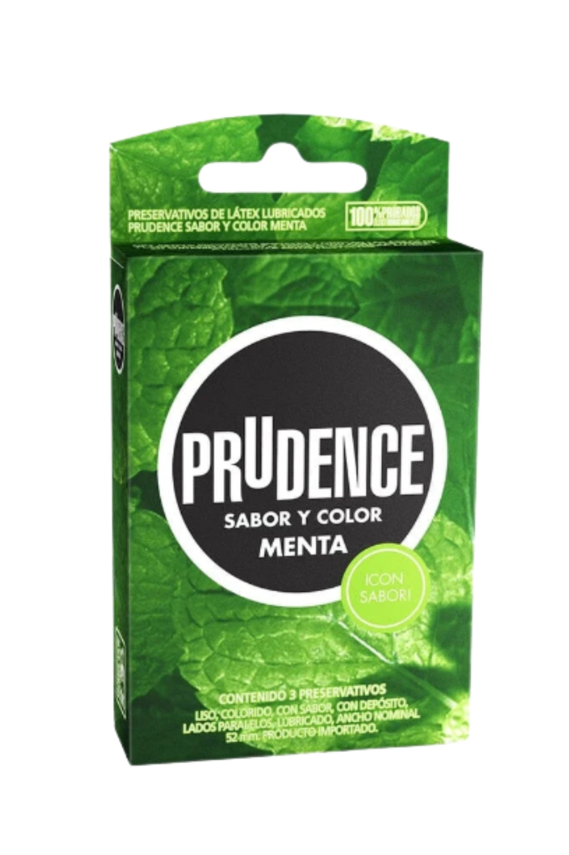 PRESERVATIVO PRUDENCE MENTA X 3 UND