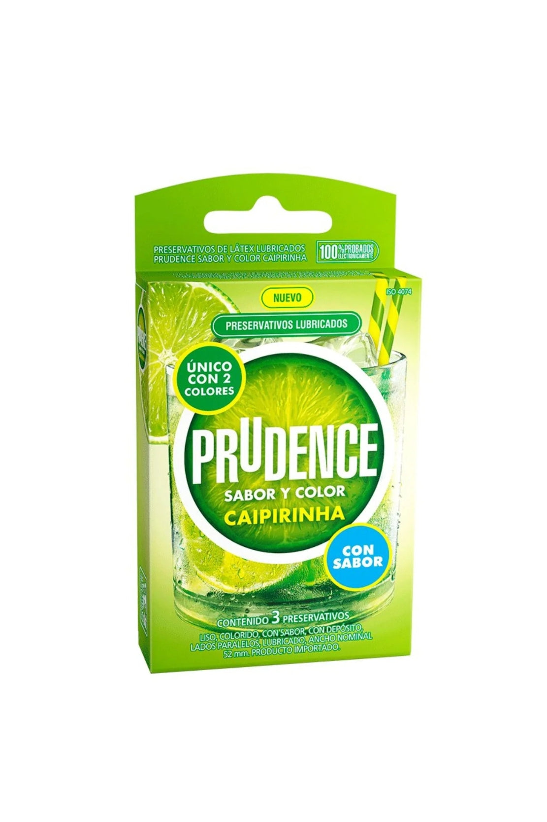 PRESERVATIVO PRUDENCE CAIPIRINA X 3 UND