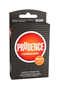 PRESERVATIVO PRUDENCE CORRUGADO X 3 UND