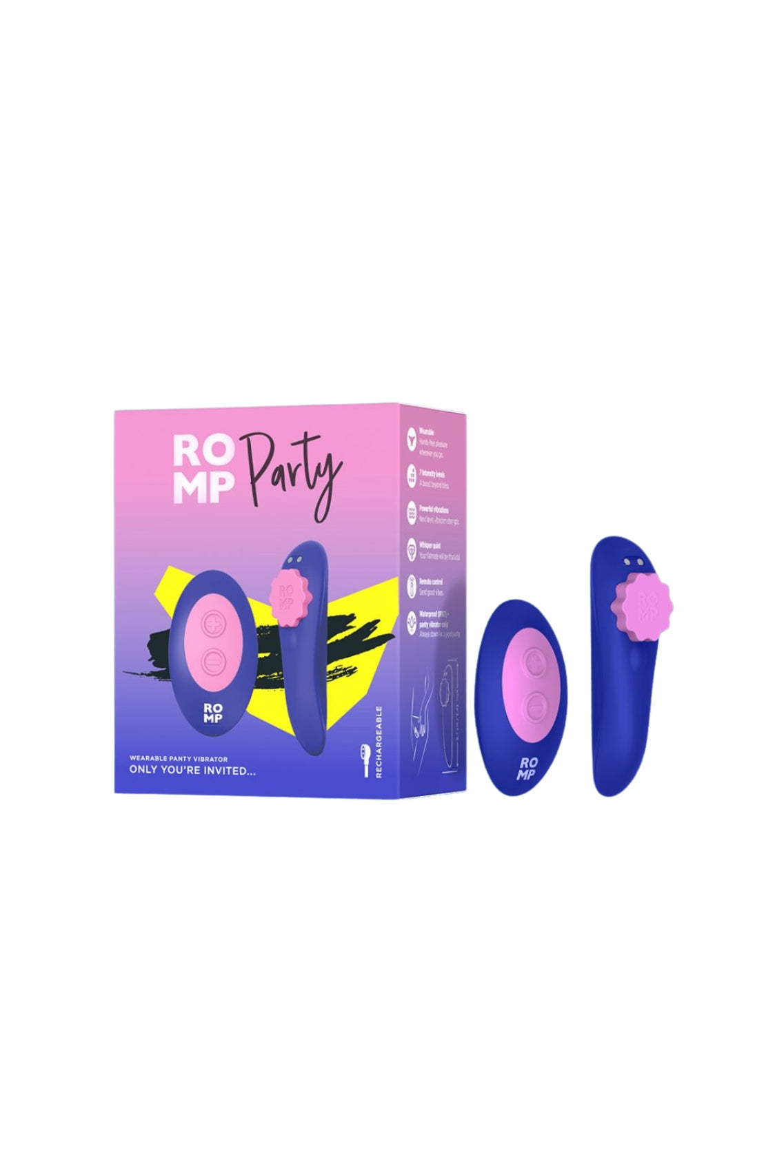 VIBRADOR DE PANTY ROMP PARTY + CONTROL REMOTO