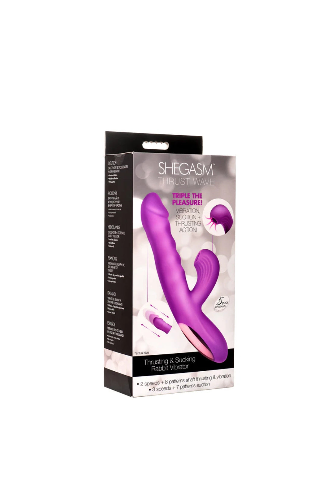 VIBRADOR CON EMPUJE Y SUCCIÓN THRUST WAVE