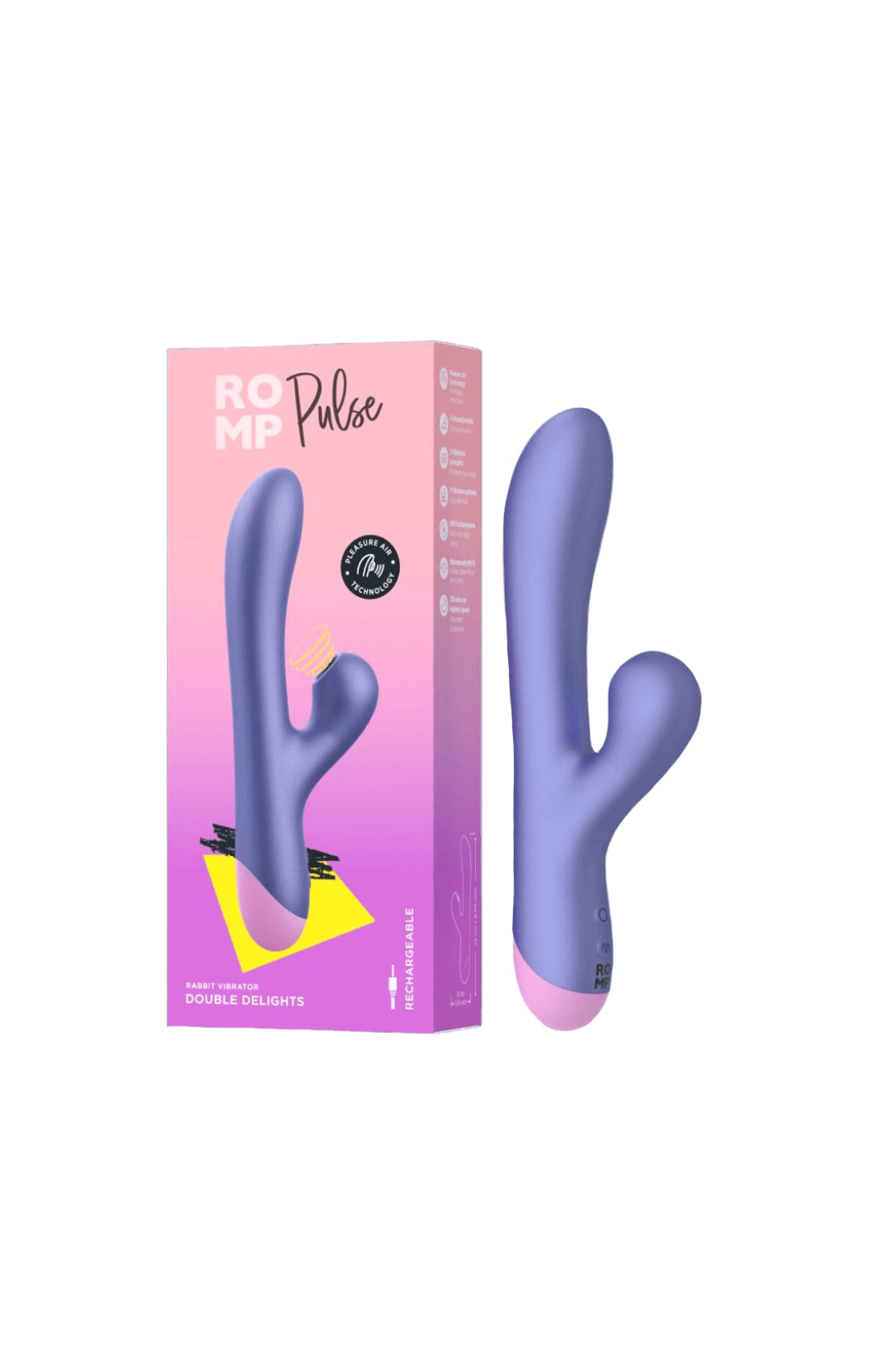 VIBRADOR CON SUCCIÓN ROMP PULSE