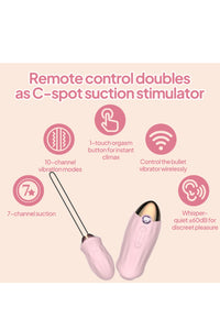 VIBRADOR DUO SECRET + CONTROL REMOTO