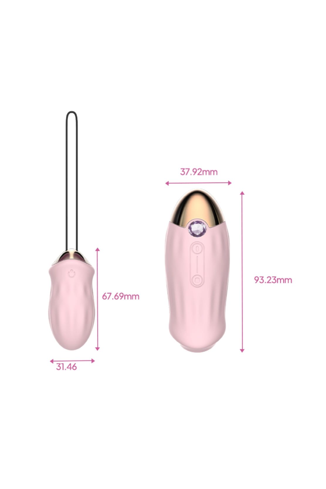 VIBRADOR DUO SECRET + CONTROL REMOTO