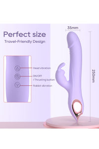 VIBRADOR DE EMPUJE Y CONEJO