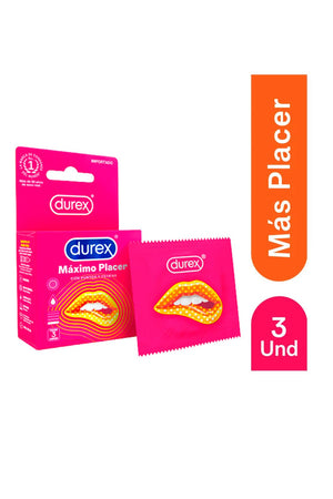 PRESERVATIVO MAXIMO PLACER  X 3 UND