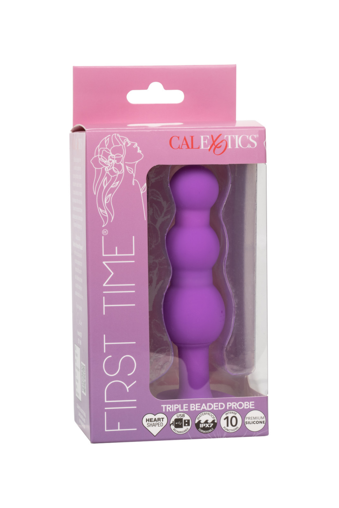 TAPON ANAL VIBRADOR TRIPLE PERLA