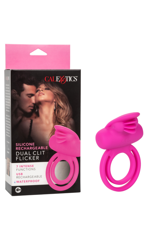 ANILLO RECARGABLE DUAL CLIT FLICKER
