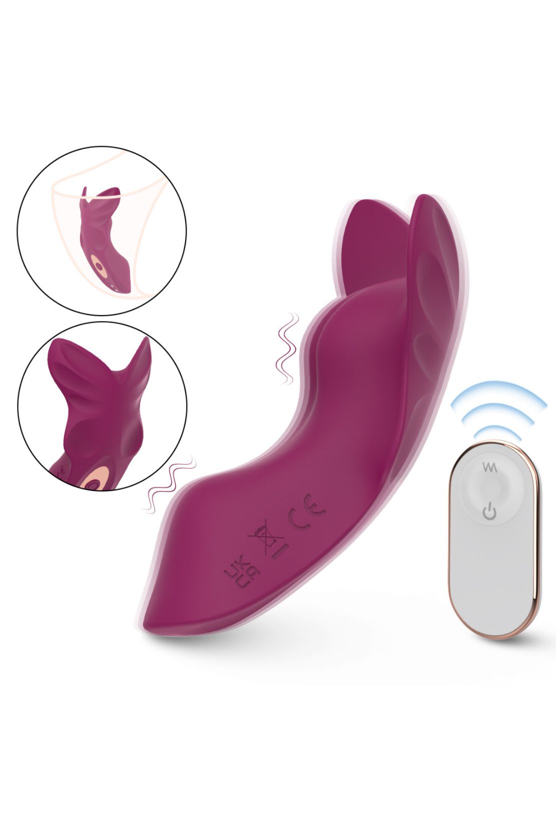 VIBRADOR LILLIA + CONTROL REMOTO