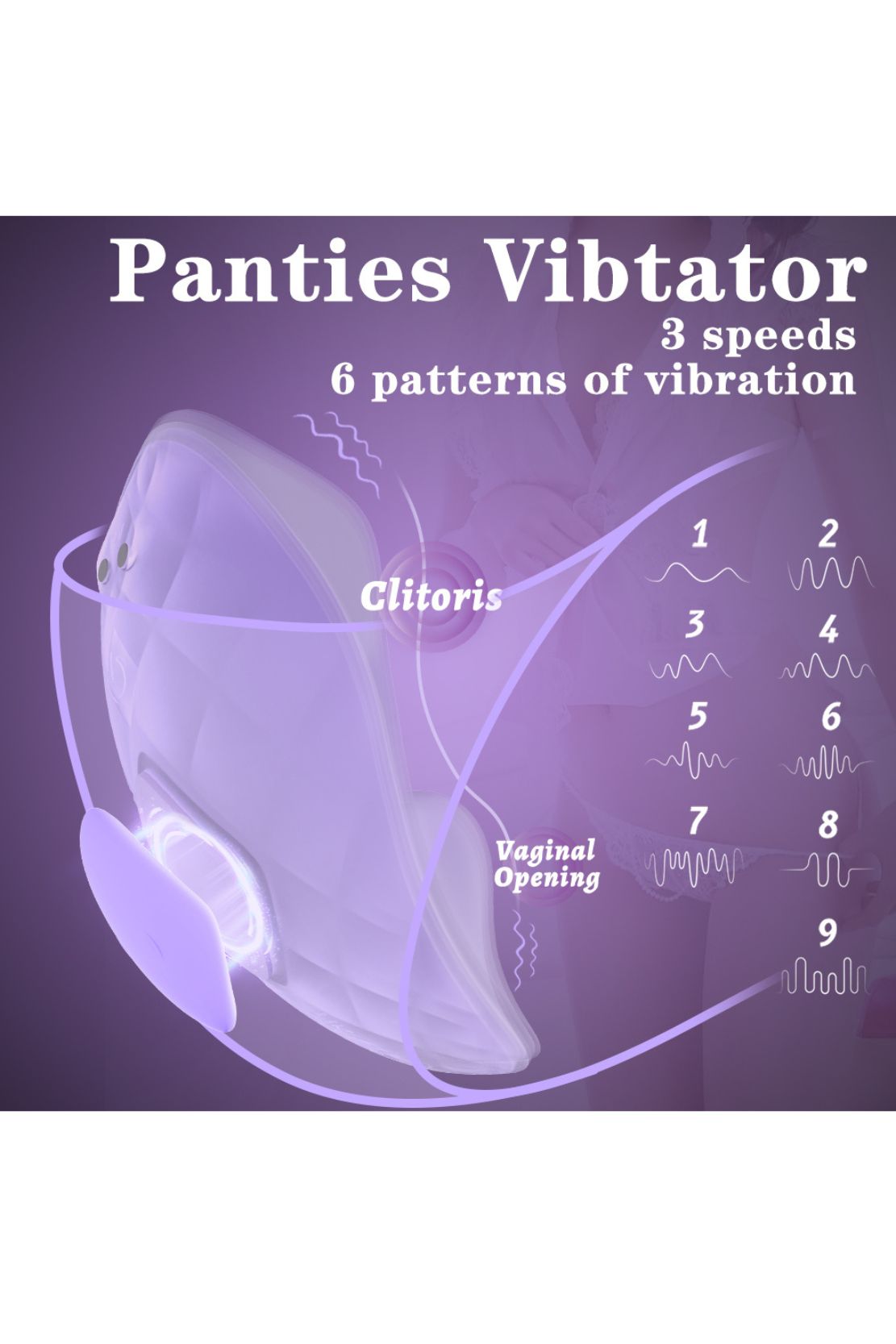 VIBRADOR PANTY PLEASURE + CONTROL REMOTO