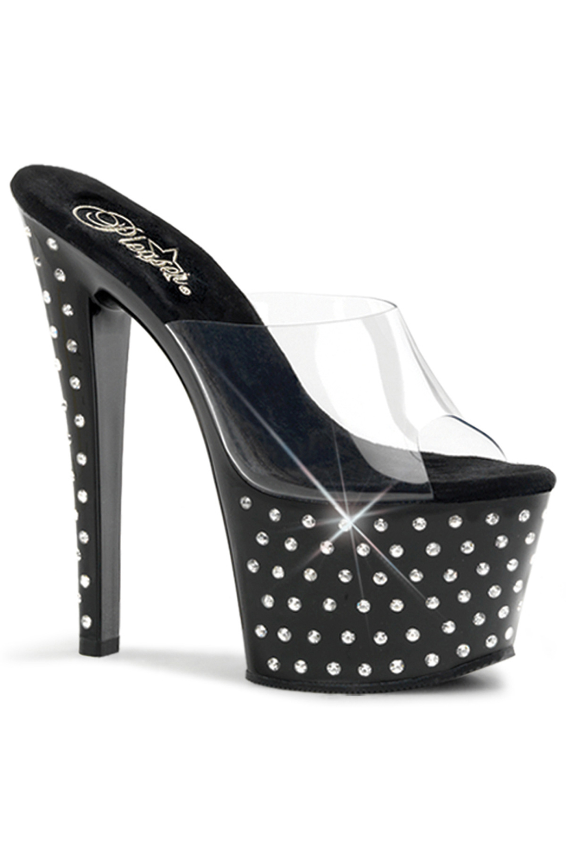 TACONES DESLIZABLES DE 7" CON PEDRERIA