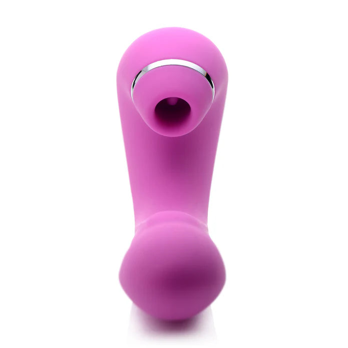 VIBRADOR DE PUNTO G CON SUCCIÓN