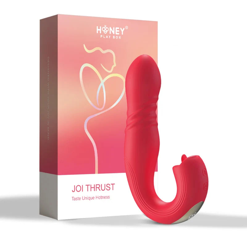 VIBRADOR DE PUNTO G Y ESTIMULADOR JOI THRUST 2 + APP