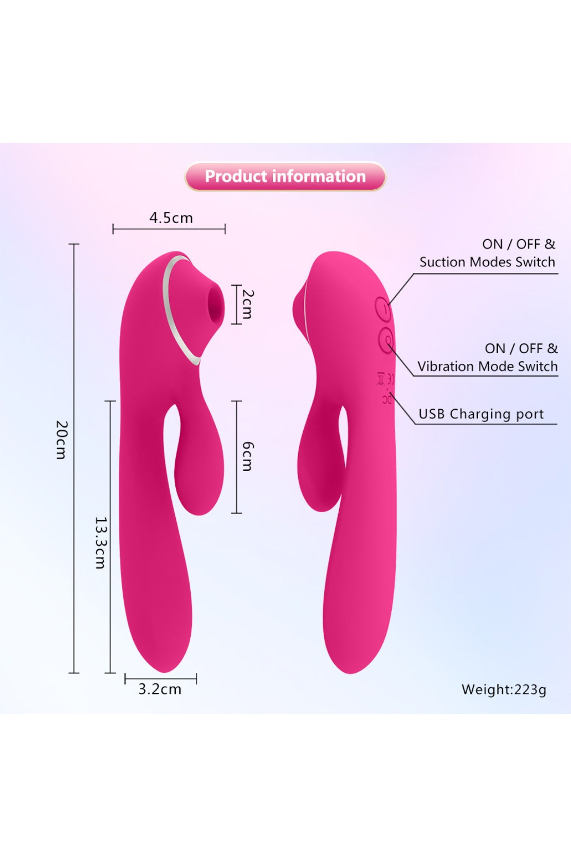 VIBRADOR Y SUCCIÓN TRIFLEX