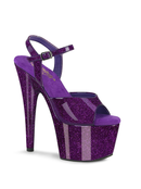 TACONES PURPLE GLITTER