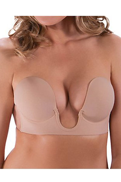 STRAPLESS DE SILICONA EN FORMA DE U SIN TIRANTES