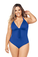 TRAJE DE BAÑO ENTERO AZUL