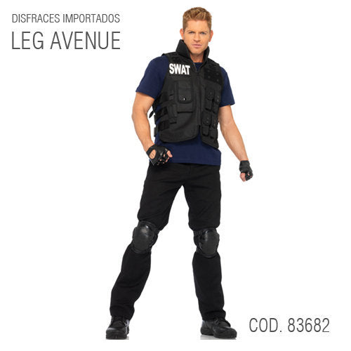 DISFRAZ DE COMANDANTE SWAT